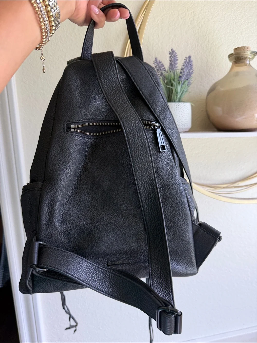 Rebecca Minkoff Black Julian Leather Backpack